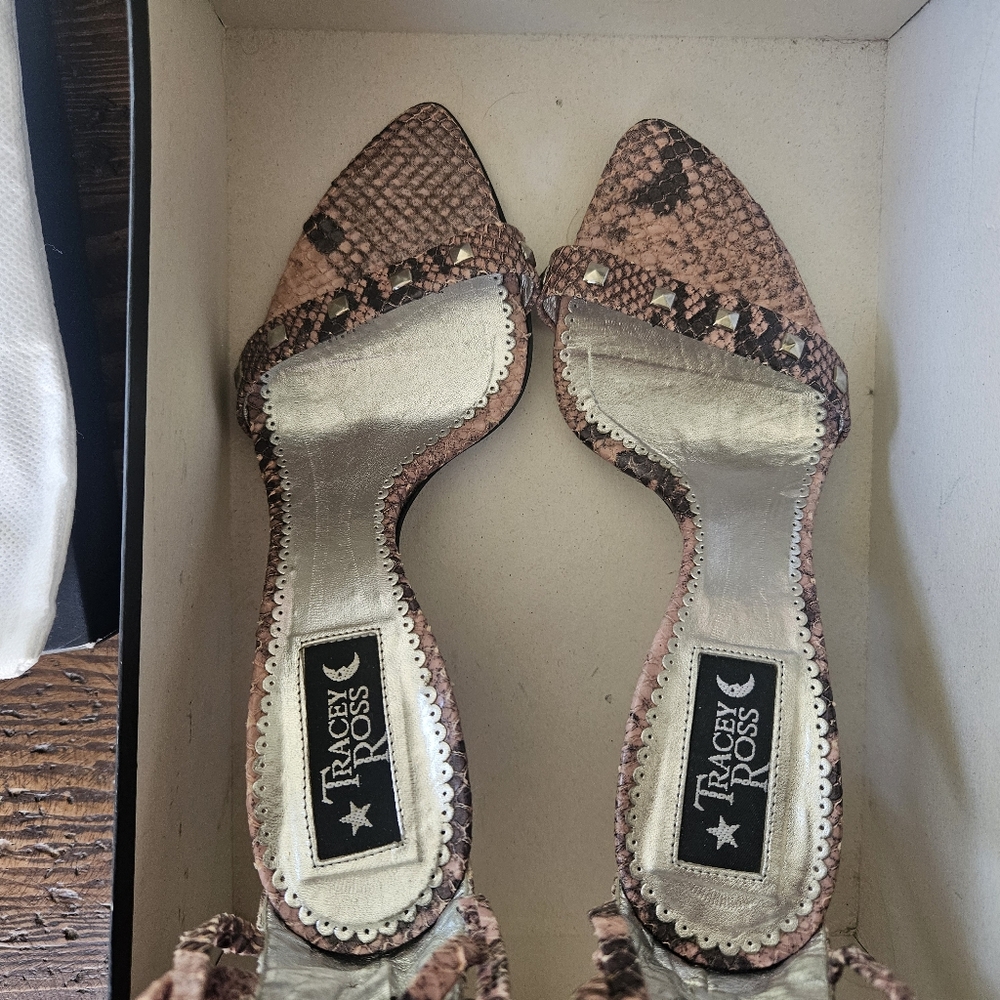 Snakeskin Heels